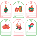 10 Best Christmas Gift Tags Printable Templates Printablee