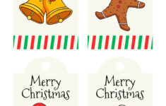 10 Best Free Printable Gift Tags Merry Christmas Printablee