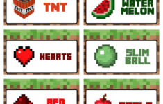 10 Best Free Printable Minecraft Food Labels Fish Printablee
