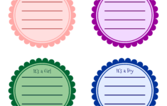 10 Best Printable Round Labels Printablee