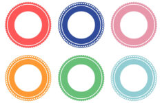 10 Best Printable Round Labels Printablee