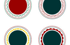 10 Best Printable Round Labels Printablee