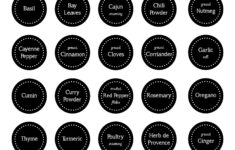 10 Best Vintage Spice Labels Free Printable Printablee