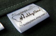 100 Custom Clothing Labels 3 4 White Satin Fabric Labels Ikaprint