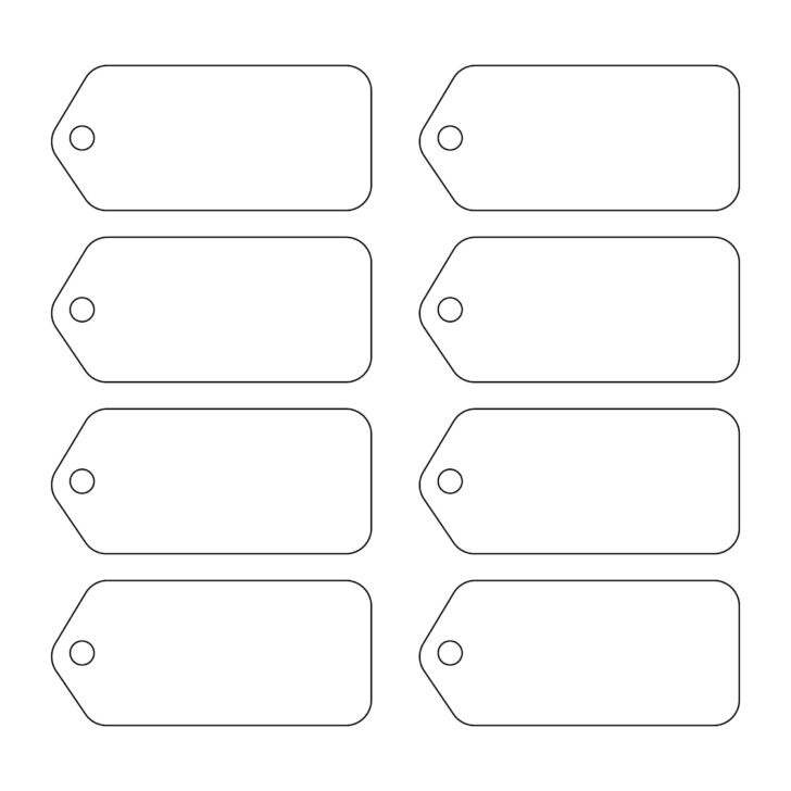 FREE Printable Blank Labels Tags