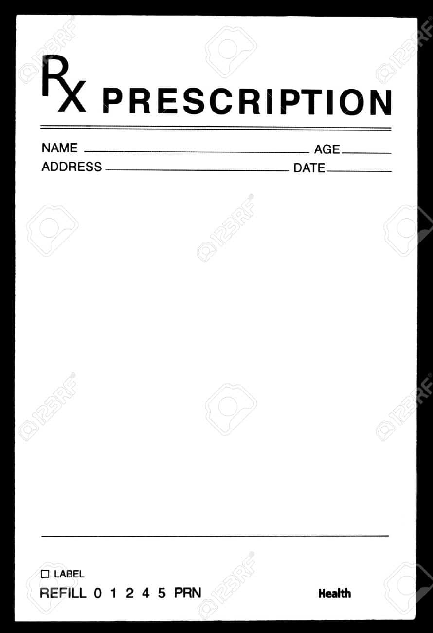 14 Prescription Templates Templates Front