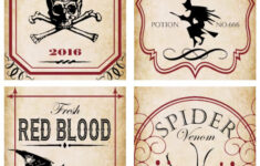 15 Best Printable Halloween Potion Labels Printablee