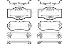 15 Printable Blank Vintage Apothecary Labels Set Editable Etsy