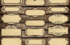 15 Printable Blank Vintage Apothecary Labels Set Editable Etsy