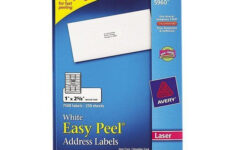 28 Avery 5960 Labels Template In 2020 Avery Label Templates Label