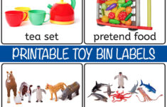 28 Free Printable Toy Bin Labels For Playroom Storage