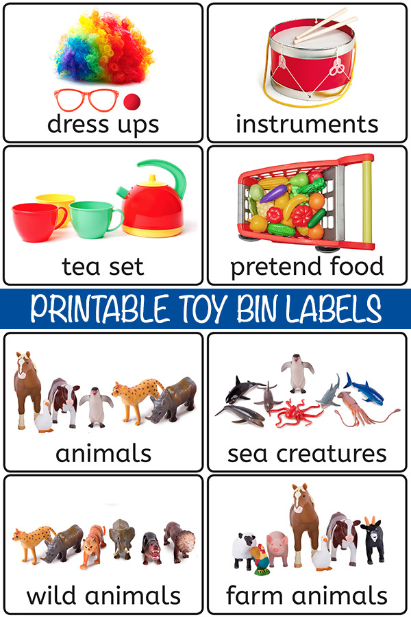 28 Free Printable Toy Bin Labels For Playroom Storage