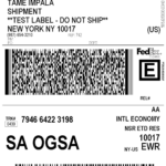 30 Fedex Freight Shipping Label Labels Design Ideas 2020