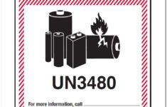 32 Lithium Ion Battery Shipping Label Printable Labels Design Ideas 2020