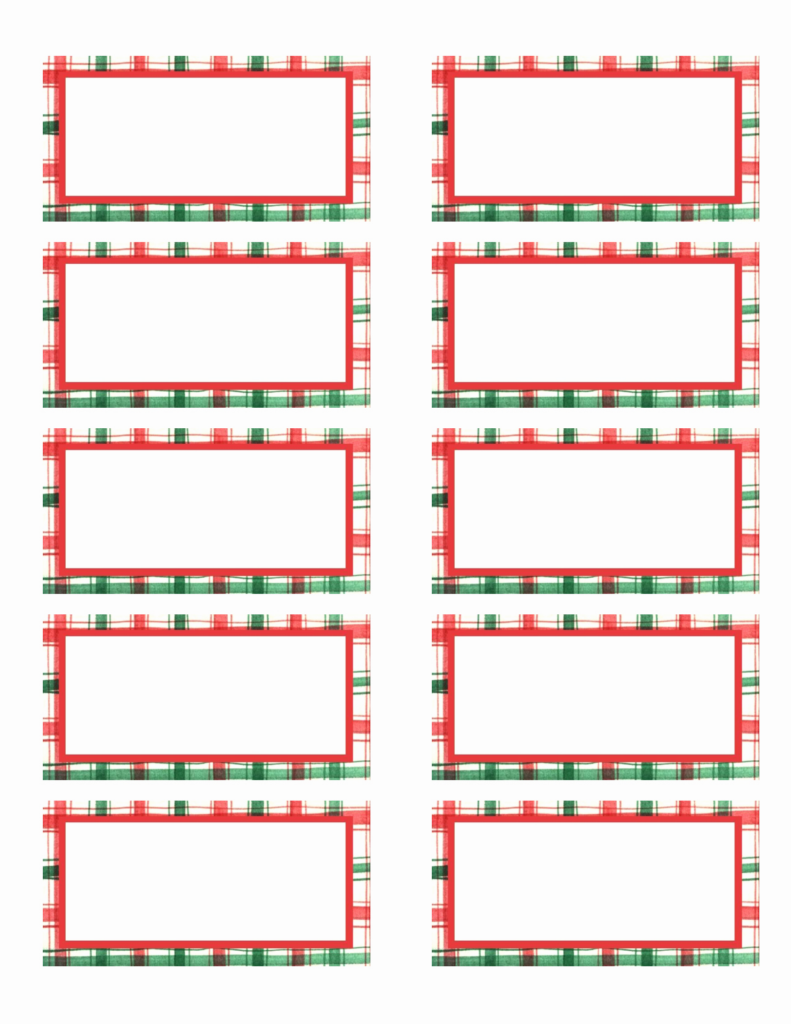 50 Avery 8160 Christmas Gift Labels Ufreeonline Template | Printable Labels