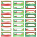 50 Avery 8160 Christmas Gift Labels Ufreeonline Template