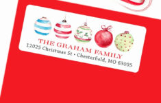 50 Avery 8160 Christmas Gift Labels Ufreeonline Template