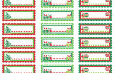 50 Avery 8160 Christmas Gift Labels Ufreeonline Template