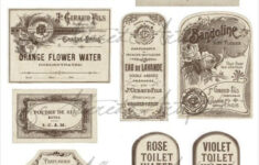 7 Perfume Bottle Label Templates Free Printable PSD Word PDF