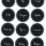 A Typical English Home Printable Spice Labels