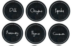 A Typical English Home Printable Spice Labels