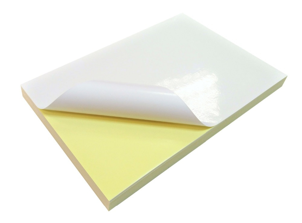 A4 Glossy White Printable Self Adhesive Sticky Label Sticker Paper For 
