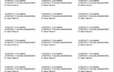 Address Label Template For Word Sample Templates Sample Templates