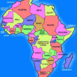 Africa Map Labeled HolidayMapQ