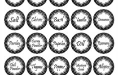 All Sizes FREE Printables Spice Herb Labels By Apple Eye Baby