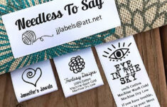 AmazonSmile 30 Custom Printed Satin Fabric Labels Sew On Arts Crafts