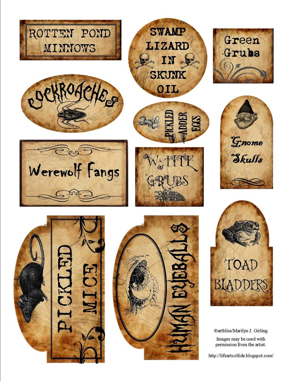 Apothecary Jar Labels For Download jpg Google Docs Halloween 
