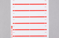 Avery 05201 11 16 X 3 7 16 White Dark Red Rectangular Write On