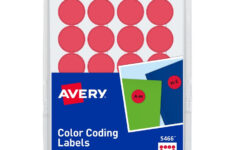 Avery 3 4 Round Color Coding Labels Removable Adhesive 3 4