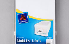 Avery 5453 3 X 4 White Rectangular Removable Write On Printable