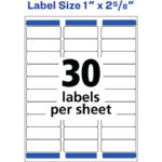 Avery Easy Peel Address Labels With Sure Feed Technology