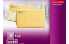 Avery Return Address Labels 2 3 X 1 3 4 Easy Peel Clear 600