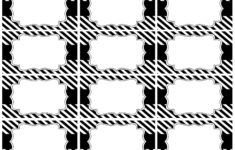 Black And White Food Labels Or Name Cards Paper Trail Design