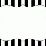 Black And White Striped Labels Free Printable
