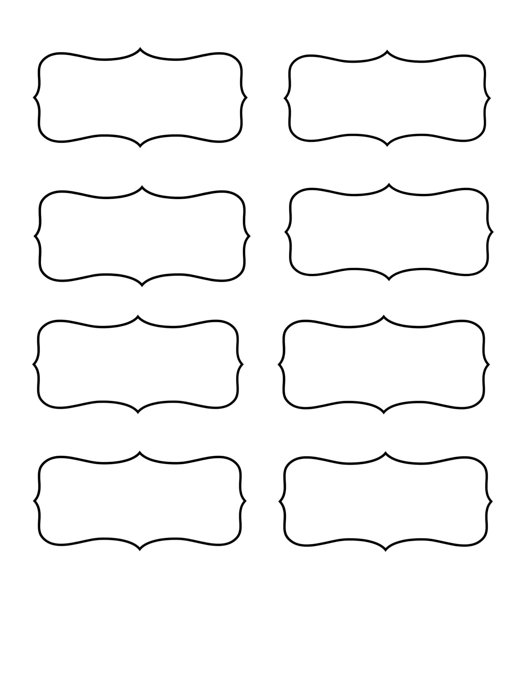 Editable Free Printable Blank Label Templates Editable Free Printable Blank Label Templates