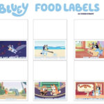Bluey Party Food Labels In 2021 Bluey Party Party Invitations Kids