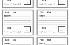 Box Content Inventory For Moving Printable Furniture Moving Inventory