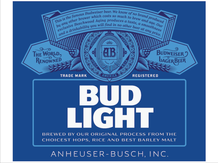 Printable Bud Light Label