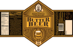 Butterbeer Label On Behance