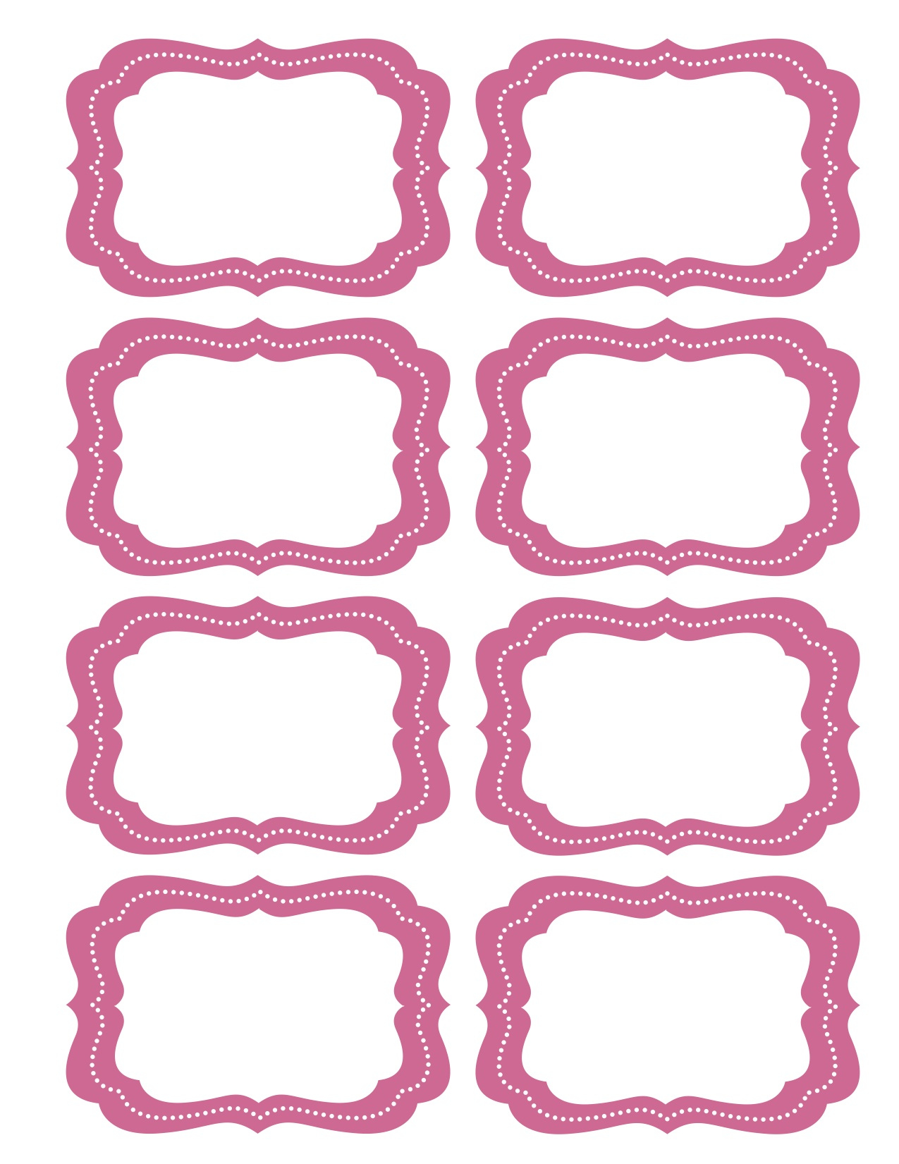 Candy Labels Blank Free Images At Clker Vector Clip Art Online 