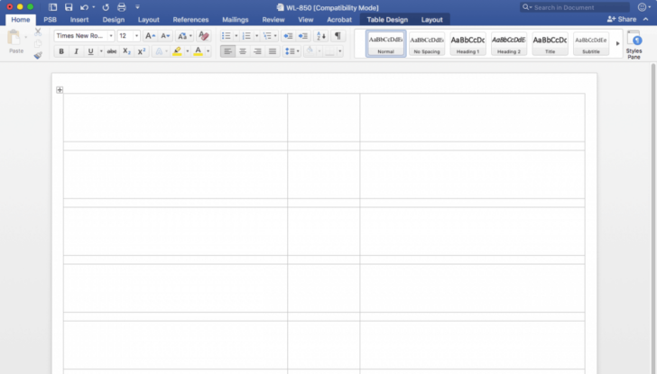file labels template word