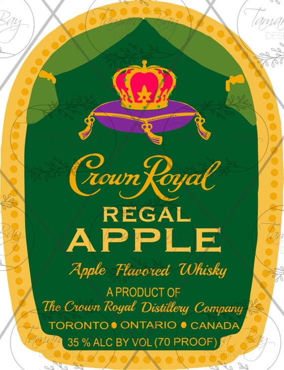 Crown Royal Apple Inspired SVG PNG JPEG Etsy