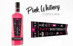 DIGITAL Pink Whitney Custom Label Etsy