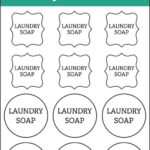 DIY Laundry Soap And Free Printable Labels Labels Printables Free