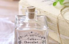 DIY Packing Tape Clear French Labels Free Printable Kitchen Jar