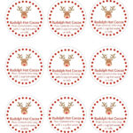 DIY Rudolph Hot Cocoa Holiday Gifts Free Printable Tags Reindeer